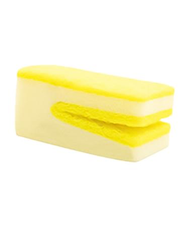 Cleaning Sponge - Sponges for Cleaning | Washing Sponges for Dishes | U-Shaped Dish Scrubber Scouring Pad | Non-Scratch Dish Wash Sponge | Reusable Scrubbing Sponge for Kitchen Sink Bathroom Toilet Yellow