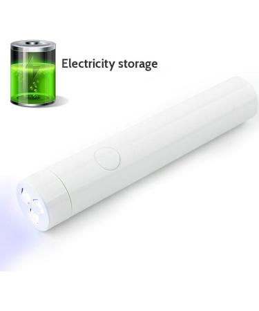 Portable White LED Nail Lamp Pen Single Finger Nail Dryer Light Mini Manicure Tool for DIY Nail Art Perfect for Home and Professional Use - Buy Online on GoSupps.com