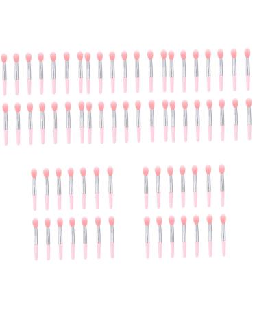 Ipetboom 5 Sets Lip Gloss Brush Makeup Lip Gloss Lipstick Applicator Nose Lip Exfoliating Applicator Silicone Lip Applicator Lipstick for Women Make up Silica Gel Miss Pink Makeup Tools