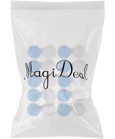 MagiDeal 10 Pieces Blue Contact Lens Case - Travel-Friendly Lens Container for Safe Storage - Buy Online on GoSupps.com
