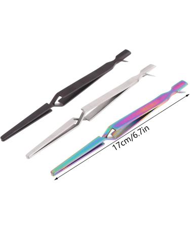 Stainless Steel Nail Shaping Tweezers Pinch Nail Tool for Acrylic UV Gel Tips C Curve Pinchers Sculpture Clip Multicolor - Buy Online on GoSupps.com