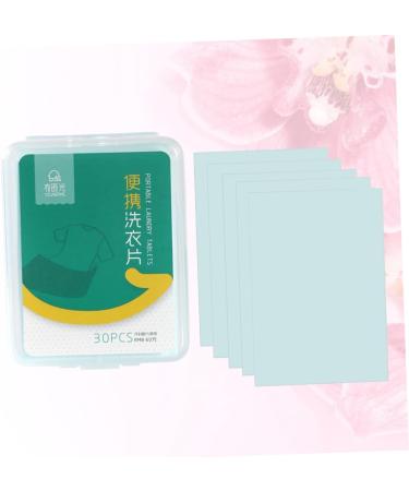 HOMSFOU 1 Box Natural Soaps Natural Laundry Sink Sponge Holder Laundry Dryer Portable Hand Watmers Laundry Natural Laundry Detergent Natural Laundry Tablets Travel Boxed Sheet - Buy Online on GoSupps.com