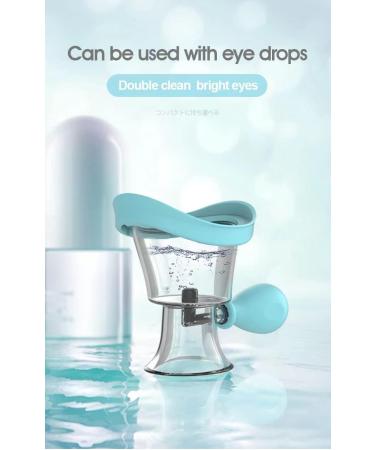 Transparent Washer Relieve Eye Fatigue Dry Squeeze Silicone Eye Cup Pink - Buy Online on GoSupps.com