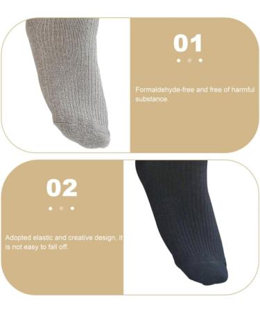 Ciieeo Combed Cotton Socks - 5 Pairs Diabetic & Maternity Above Ankle Crew Socks for Women | Breathable Foot Protection - Buy Online on GoSupps.com