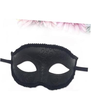 Beavorty Masquerade Mask Halloween Costumes Wedding Masquerade Costume Eye Mask Black Outfit Male and Female Mask Stand Out Mask Halloween Mask Dreses Party Mask Men and Women Prom - Buy Online on GoSupps.com
