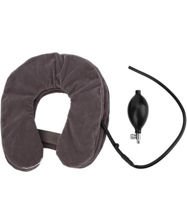 Inflatable Cervical Neck Traction Device Portable Neck Brace Support Stretcher Gray for Neck - Buy Online on GoSupps.com