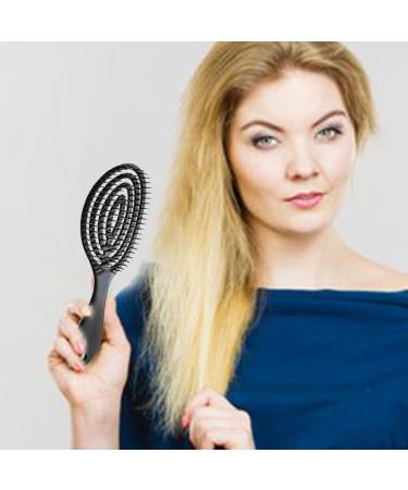 Relaxing Wearable Massage Comb - Elastic Hairbrush & Scalp Massager - Black Head Bundle - Buy Online on GoSupps.com