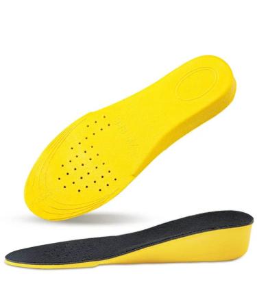 Invisible EVA Height Increase Insoles Breathable Comfortable Shock Absorption Increase Full Pad(L-1.5CM) L-1.5CM D