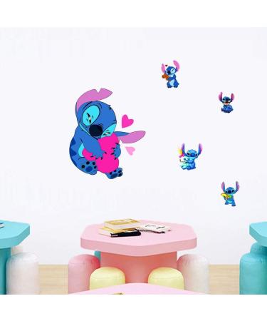 Lilo and Stitch 3D Wall Stickers - Cartoon Decals for Nursery and Kids Room - 16.5X23.6 inch - Buy Online on GoSupps.com
