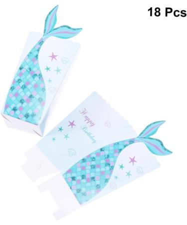 jojofuny Kids' Party Supplies 54 Pcs Party Popcorn Boxes Treat Boxes Paper Popcorn Boxes Child Disposable Mermaid Kids Party Supplies - Buy Online on GoSupps.com