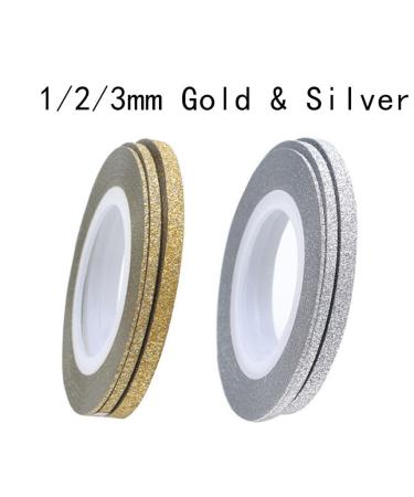 Lmoikesz 2 Set Multicolored Nail Art Striping Tape - Wide Application, Easy to Use - Fashionable Paper Gifts - Random Color 2MM - 2 Set - Buy Online on GoSupps.com