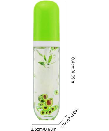 Clear Lip Oil Cute Clear Moisturizing Lip Cosmetics for Women Natural Lip Makeup for Women for Travel Daily Use Wearable Lip Cosmetics for Valentines Day Jingling 1 Avocado - Buy Online on GoSupps.com