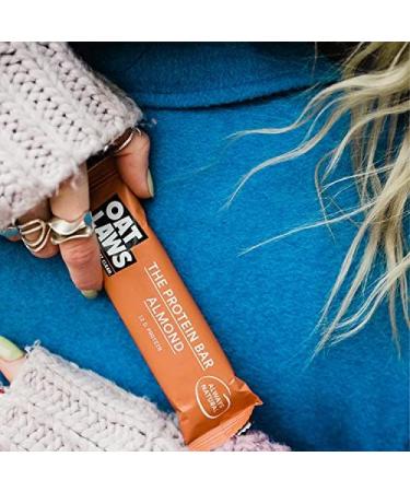OATLAWS Protein Bar Almond 12-Pack | 60g Nutrient Bar | 13g Protein | Gluten-Free | No Added Sugar & Additives - Buy Online on GoSupps.com