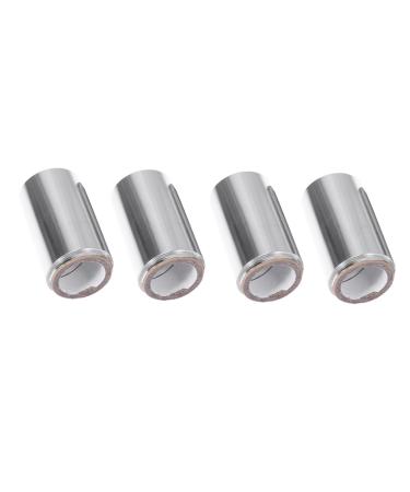 BESTYASH 4rouleaux Coloration Pour Cheveux De M ches Argent es Outil De Permanente Outil De Coiffure Aluminium Pour Ongles