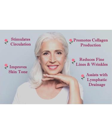 Jade Roller Face Massager: 100% Real Rose Quartz Gem Stone Roller: Beauty Facial Tool Anti Aging Reduces Eye Puffiness and Wrinkles: Neck Slimming Firming and Lymphatic Drainage: Noiseless - Buy Online on GoSupps.com