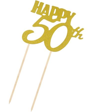 COLLBATH 12pcs Birthday Cake Toppers Th Birthday Shimmer Prais Party Supplies Insert Card Decor Glitter Cupcake Picks Bamboo Plug in - Buy Online on GoSupps.com