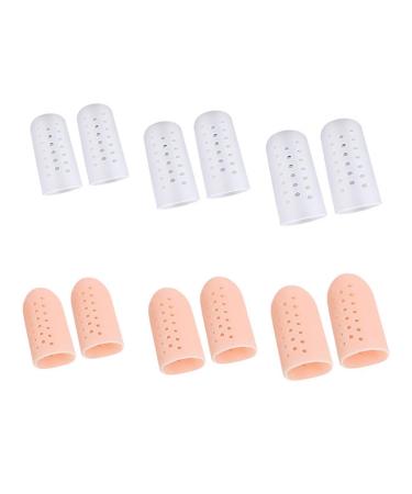 FRCOLOR 6 Pairs Thumb Sheath Thumb Protector Anti- Wear Protector Protector Guards Bunion Caps Protectors Hallux Valgus Clothing Tool Pads