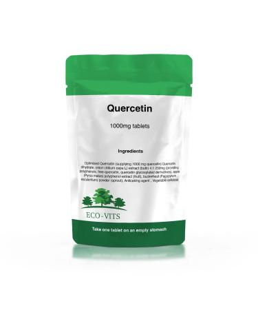 Eco-Vits ECO-VITS QUERCETIN (1000 mg) 365 TABS Recyclable packaging Sealed pouch