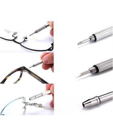 Professional 550-Piece Reading Glasses Repair Set - Screwdrivers Tweezers Multi-Tool Nose Pads & More - Blue Unit Size - Buy Online on GoSupps.com