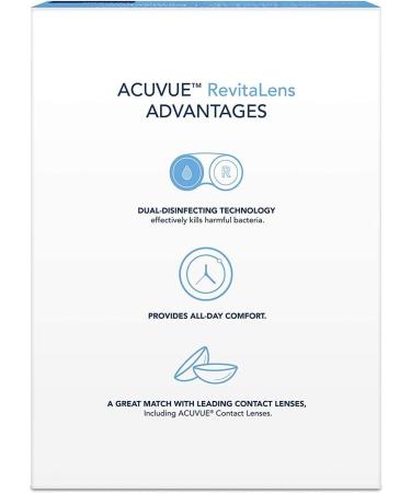 Accuvue RevitaLens Multi-Purpose Disinfecting Solution 12 oz (Pack of 2) - New Version - Buy Online on GoSupps.com