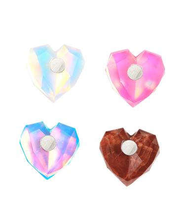 POPETPOP 4sets Nail Practice Holder Diy Nail Practice Stand Nail Art Showing Board Nail Stand for Nail Art Nail Tips False Nail Magnetic Nail Art Display Stand Love Resin Acrylic