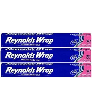Reynolds Wrap Aluminum Foil 10yd x 12 30 Sq. Ft Boxed - Pack of 3 | High-Quality Kitchen Essential - Buy Online on GoSupps.com