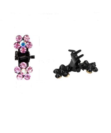 Mokily 65pcs Colorful Mini Hair Claw Set - Rhinestone Hair Clips for Women and Girls - Buy Online on GoSupps.com