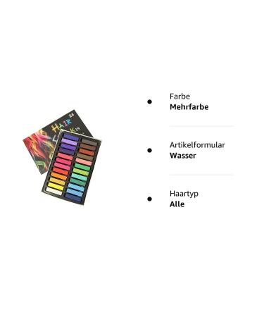 Haircarrow 24 Color Hair Ceride Set | Non-Toxic Washable Temporary Hair Colors for Kids & Adults | Perfect for Halloween Parties & Festivals - Buy Online on GoSupps.com