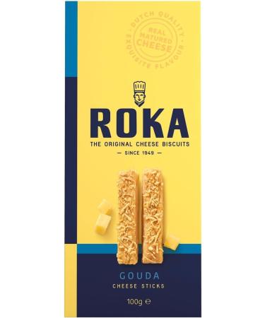Cheese Biscuits Bundle with Roka Cheese Crispies 100g x2 and Cheese Sticks 100g x2 (Pack of 4 Bundle) - Buy Online on GoSupps.com