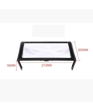 ES Vision aids Square A4 Desktop LED with Light 3 Times High-Definition Handheld Portable Children Elderly Elderly Reading Newspaper Mobile Phone Repair IDEN Full of Stars - Buy Online on GoSupps.com