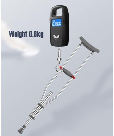 Adult Crutches Adult Armpit Crutches Light Aluminum Folding Crutches Button Height Adjustment Non-Slip Crutches for The Elderly with Walkers Convenient Independence - Buy Online on GoSupps.com