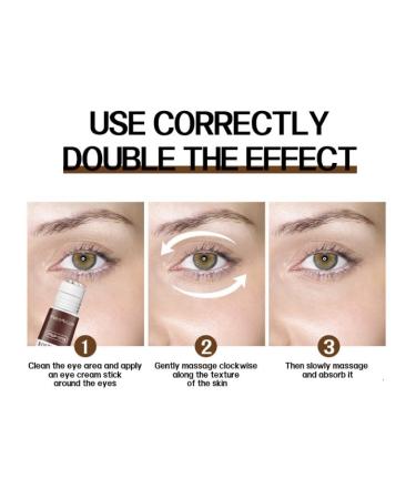 Lifting Coffee Eye Cream with Caffeine Hydrating & Firming Under Eye Cream for Dark Circles Eye Roller for Puffy Eyes Puffiness Wrinkles Firming Anti-Aging Under Eye Treatment - Buy Online on GoSupps.com