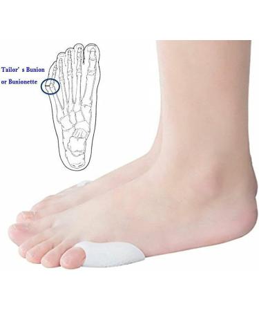 Pedimend Tailor Bunion Relief Gel Pads - 4 PCS Small Toe Separator & Pinky Toe Straightener | Bunionette Protection Sleeve - Buy Online on GoSupps.com