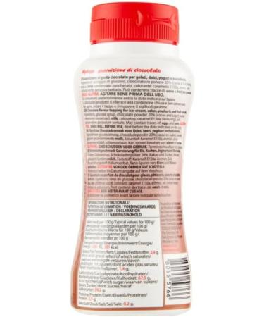  Italian Gourmet E.R. Toschi Topping Squeeze Cioccolato Set of 3 Chocolate Sauces for Coffee Cocktails Ice Cups Porridge Pancakes and Pastries 200g + Italian Gourmet Polpa 400g - Buy Online on GoSupps.com