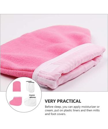Buy LIXBD Paraffin Wax Treatment - 4 Pairs Moisturizing Hand & Foot Spa Gloves for Soft Skin - Ideal for Home & Spa Use - Buy Online on GoSupps.com