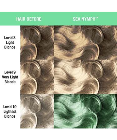 Manic Panic Sea Nymph Pastel Hair Dye 118ml | Vegan & Cruelty-Free Green Semi-Permanent Color - Buy Online on GoSupps.com
