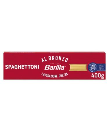 G n rique BARILLA AL BRONZO - Barilla Al Bronzo Spaghettoni Pasta Wire Drawing with Bronze 400 g - 400 g - Pack of 4 - Sold as a Lot