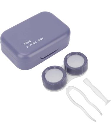 Dewin Sweet Portable Travel Contact Lens Container - Light Purple Soaking Storage Box & Set - Buy Online on GoSupps.com
