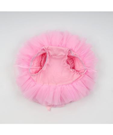 Hoolchean Baby Girls Fluffy Tutu Skirt with Diaper Cover Bloomer | Pink 1-2 Years - Buy Online on GoSupps.com