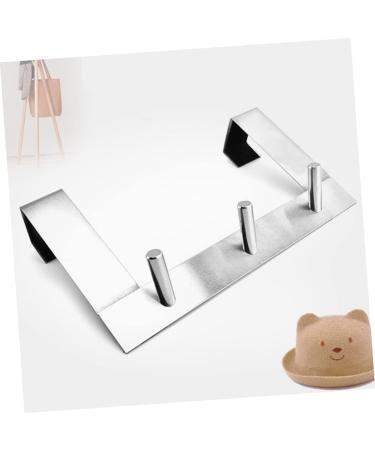 S Hook Stainless Steel s Hooks Dress Rack Door Hook Hanger Door Hanger Hook Over The Door Storage Hook up Towel Rack Coat Hanger Towel Hanger Over Door Over The Door Hook Nail Free 3 Hooks 21.3*12.4cm - Buy Online on GoSupps.com