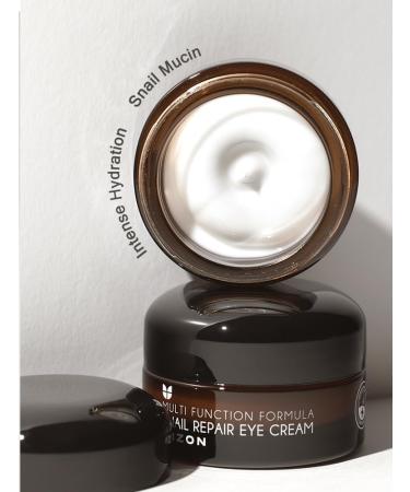  MIZON SNAIL REPAIR EYE CREAM (25ml) Korean Skincare - Regenerating Eye Cream - Anti-Aging & Dark Circle Treatment - Radiance and Firmness - Snail Secretion Extract - Buy Online on GoSupps.com