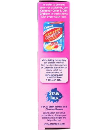 Carbona Color Run Remover - 2.6 oz Single Garment (Pack of 6) | Effective Stain Removal for Clothing - International Shipping Available - Buy Online on GoSupps.com