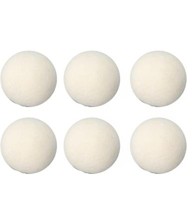 Dry Ball Removes Odours Pack of 6 High Density Reduces Static Electricity Dehumidifies Wool Drying Balls for Washing Clothes (4 cm) - Buy Online on GoSupps.com