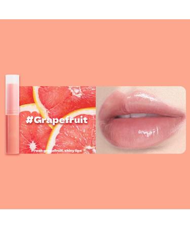 Nourishing Lip Balm for Dry & Chapped Lips Ideal Lipstick Primer for Women Deep Moisturization Chapstick Vegan Tinted Lip Balm Hydrating Fall Winter Lip Care 5#+6# 5# Strawberry + 6# Grapefruit - 2pcs - Buy Online on GoSupps.com