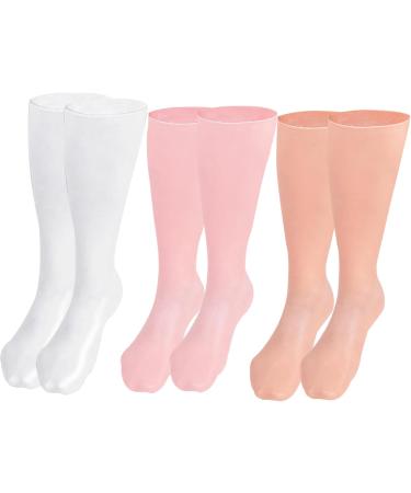 Moisturising Socks 1Pair Anti Slip Elastic Silicone Socks Comfortable Overnight Gel Socks Reusable Foot Moisturiser Socks for Repairing Dry Feet (Pink) Style2 - Buy Online on GoSupps.com