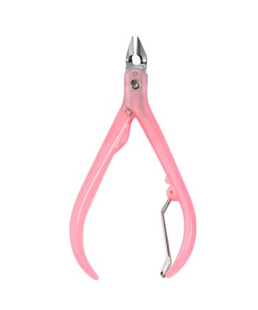cdar Dead Skin Remover Sturdy Portable Metal Stainless Steel Nail Clipper Compatible with Makeup Pink