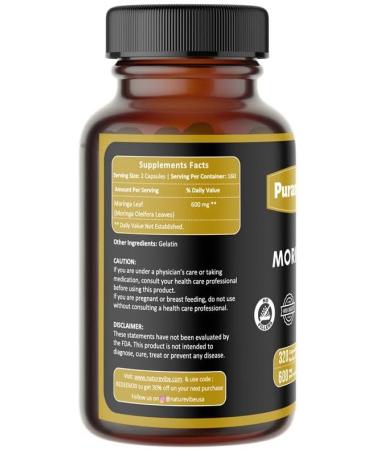 Neem 320 Capsules and Moringa 320 Capsules | Herbal Essentials Bundle | Daily Herbal Essentials | Non-GMO Ingredients No Artificial Colors | Capsules Combo Pack - Buy Online on GoSupps.com