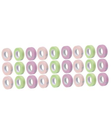 MAGICLULU 27 Rolls Lash Tape Makeup Tape Lash Grafting Tape Under Eye Patch Adhesive Lashes Tape Eyelash Tool Makeup Stuff Non-woven Fabric Eyes Protective Agent