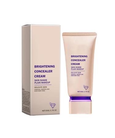Cr me Anti-cernes claircissante Sans Maquillage Am liore le Teint In gal Couvre Les Imperfections claircissant Instantan Polyvalent Application Facile(2pcs)