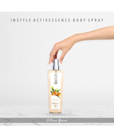 Instyle Activessence Body Spray | Citrus Grove | Women s Body Spray | 8 Fluid Ounces Citrus Grove 8 Fl Oz (Pack of 1) - Buy Online on GoSupps.com